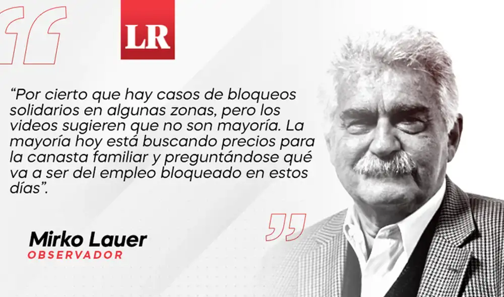 Mamá, papá, llegó el bloqueo