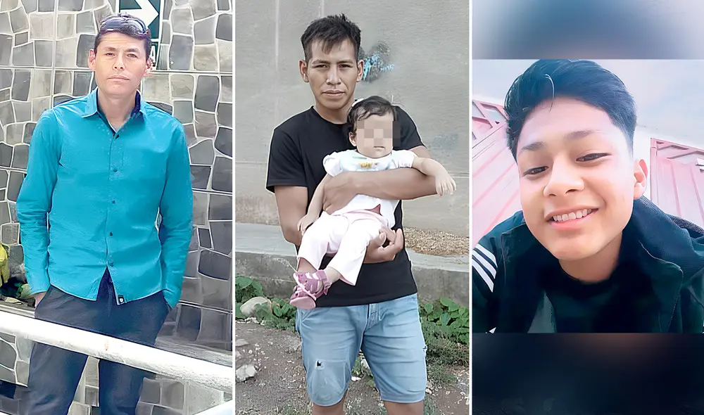 Ronaldo Barra, Jhonatan Tello y Diego Galindo perdieron la vida el año pasado.