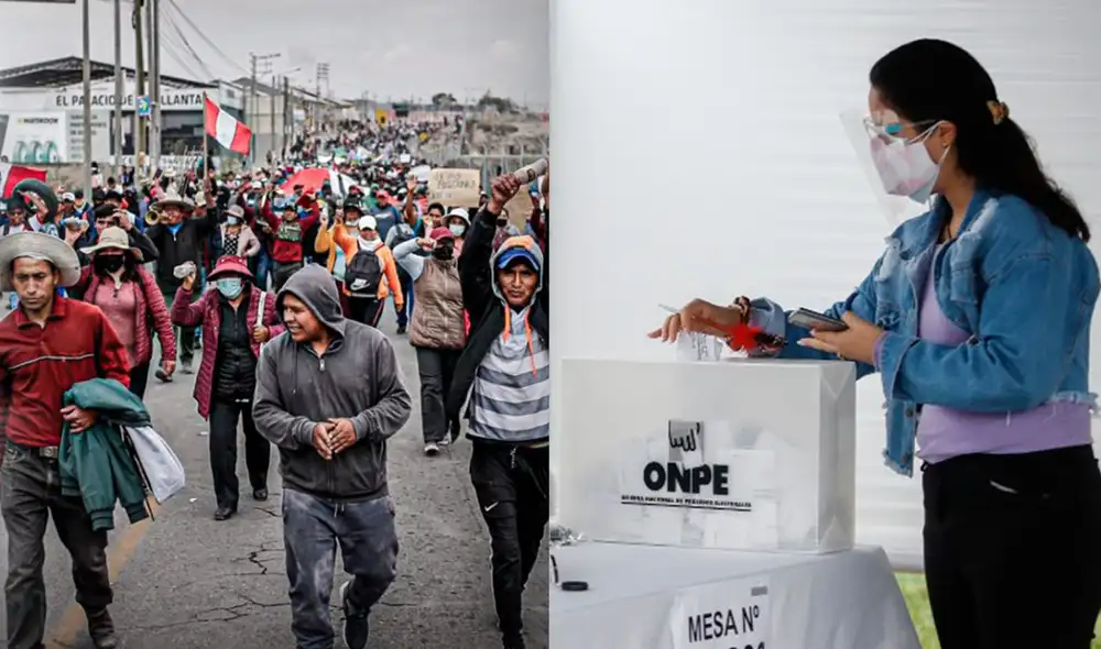 El adelanto de elecciones es uno de los principales temas publicados en nueva encuesta del IEP. Foto: composición LR