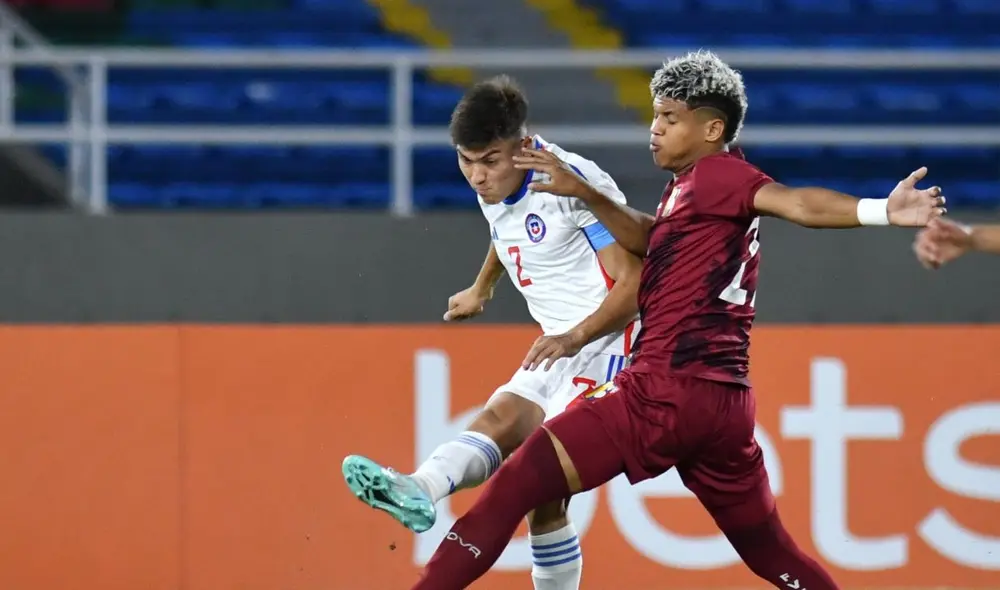 Venezuela vs. Chile se enfrentaron por el Sudamericano sub-20. Foto: Conmebol Venezuela vs. Chile se enfrentaron por el Sudamericano sub-20. Foto: Conmebol