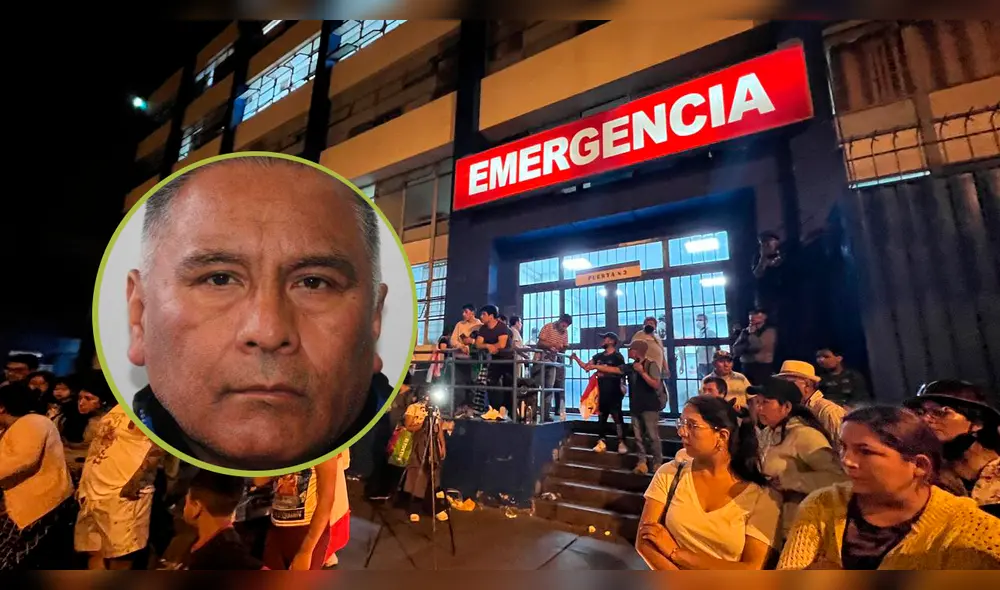 Víctor Santisteban Yacsavilca es el primer fallecido por las protestas en Lima hoy. Foto: Composición LR / URPI-LR