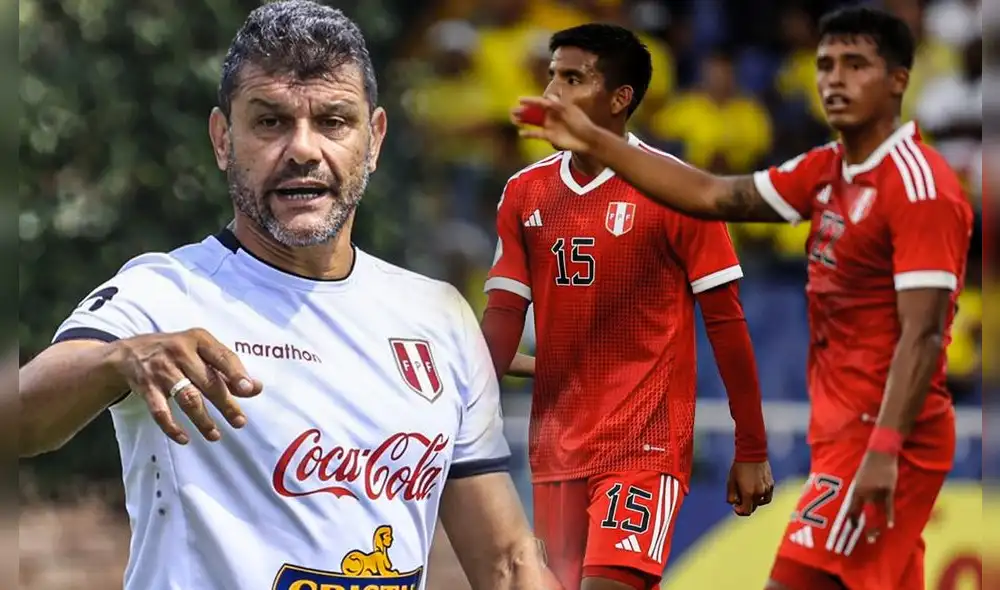 Gustavo Roverano dirigió a la selección peruana sub-20 en el 2022. Foto: composición LR/FPF/EFE Gustavo Roverano dirigió a la selección peruana sub-20 en el 2022. Foto: composición LR/FPF/EFE