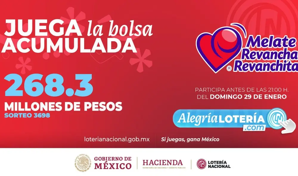 Sorteo Melate del domingo 29 de enero de 2023. Foto: @LN_electronicos/ Twitter Sorteo Melate del domingo 29 de enero de 2023. Foto: @LN_electronicos/ Twitter