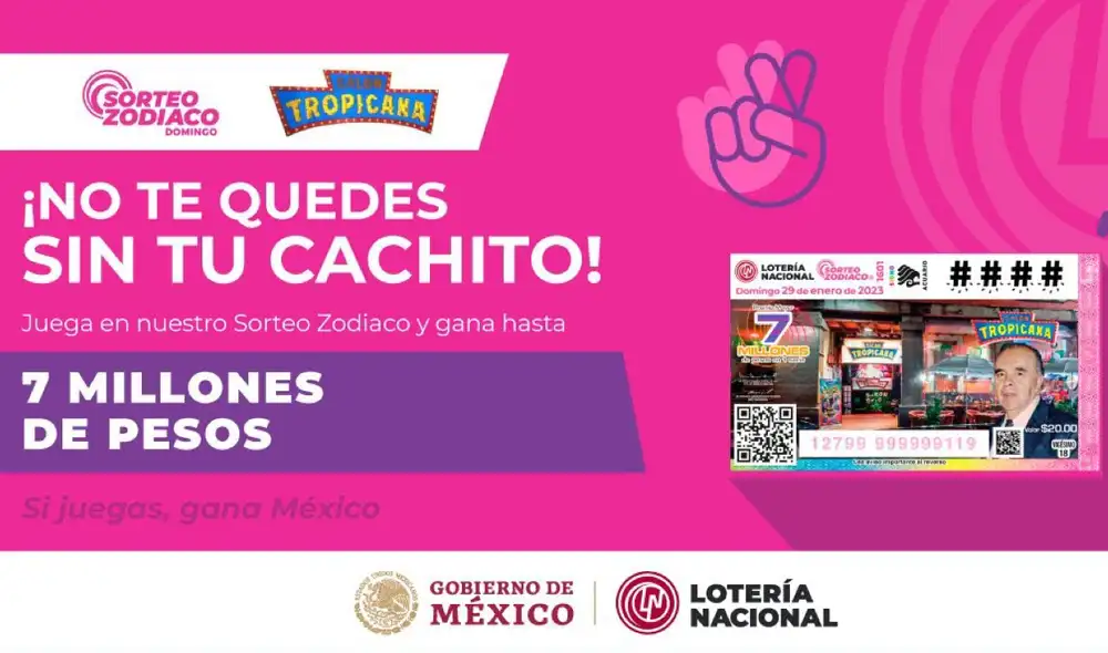 El Sorteo Zodiaco de la Lotería Nacional de México tendrá un premio mayor de 17 millones de pesos mexicanos. Revisa los resultados de hoy, 29 de enero EN VIVO. Foto: Lotería Nacional de México