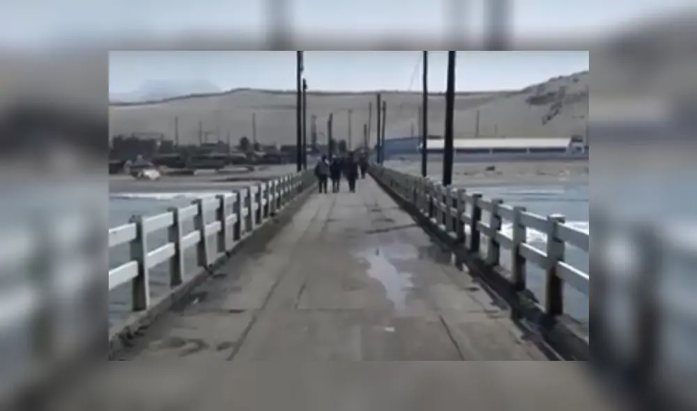 Pescadores piden que mejoramiento de muelle se haga de forma inmediata. Foto: captura Sol Tvperú