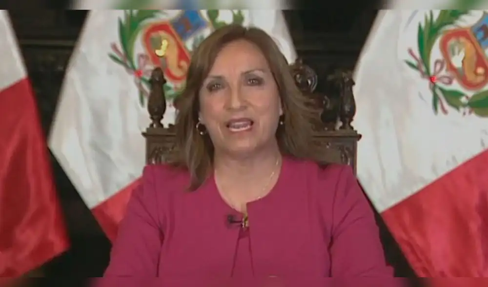 Dina Boluarte brindó este domingo un mensaje a la nación en el marco de las protestas que se registran en el país.