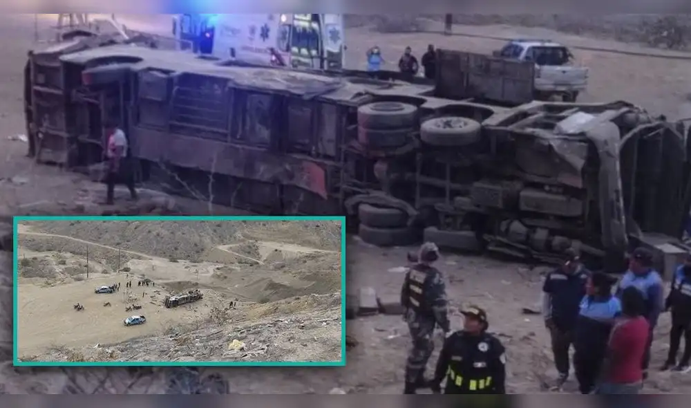 Caída de bus a abismo en Talara dejó un total de 26 fallecidos. Foto: difusión