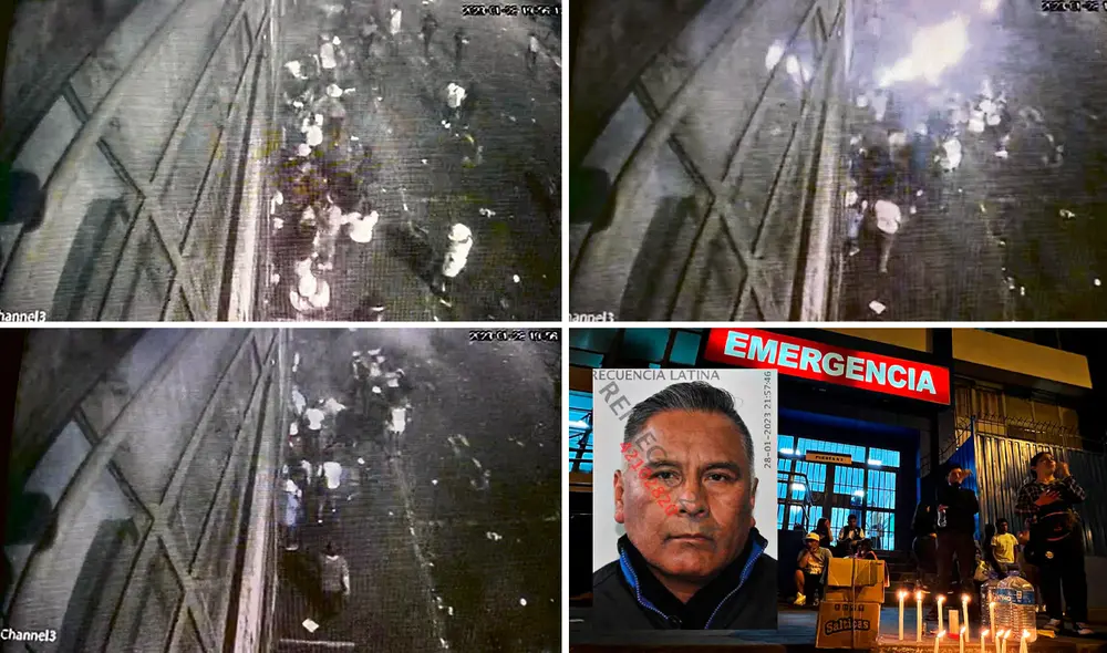 Momento en que proyectil impactaría a Víctor Santisteban. Video: Canal N