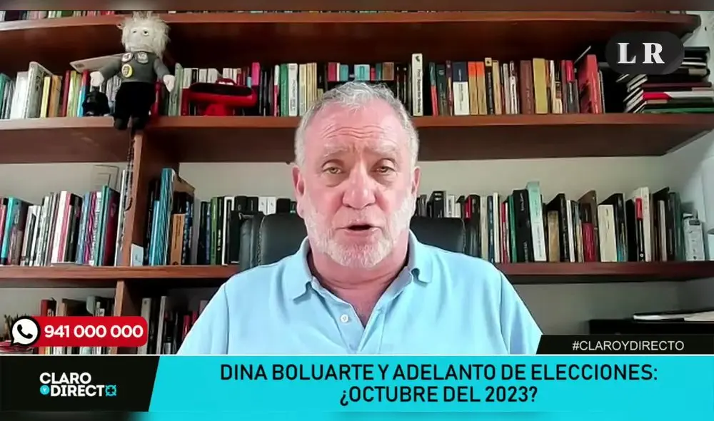 Augusto Álvarez Rodrich en "Claro y directo". Foto: LR+ Augusto Álvarez Rodrich en "Claro y directo". Foto: LR+
