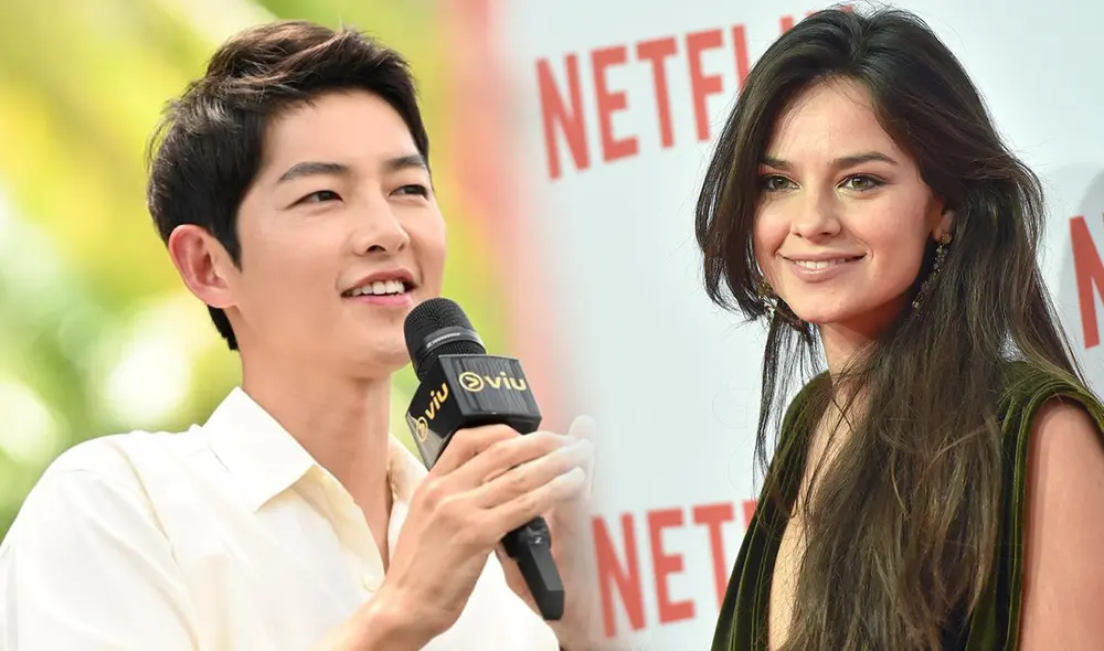 Song Joong Ki (37) y su actual esposa, Katy Louise Saunders (38). Foto: composición LR/VIU/Netflix