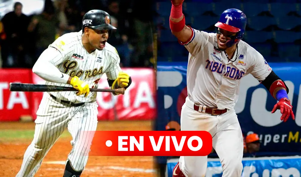 ¡Los Leones del  Caracas son los nuevos campeones de la LVBP! Foto: composición LR / Leones del Caracas / Tiburones de La Guaira / Facebook