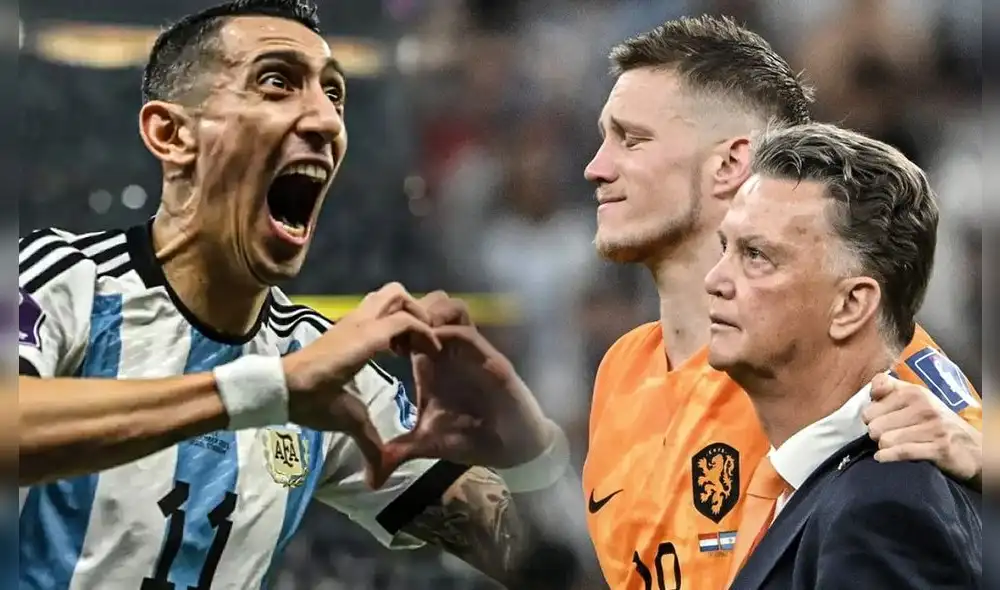 Louis Van Gaal dirigió a Ángel Di María en el Manchester United. Foto: composición LR/Ángel Di María/AFP Louis Van Gaal dirigió a Ángel Di María en el Manchester United. Foto: composición LR/Ángel Di María/AFP