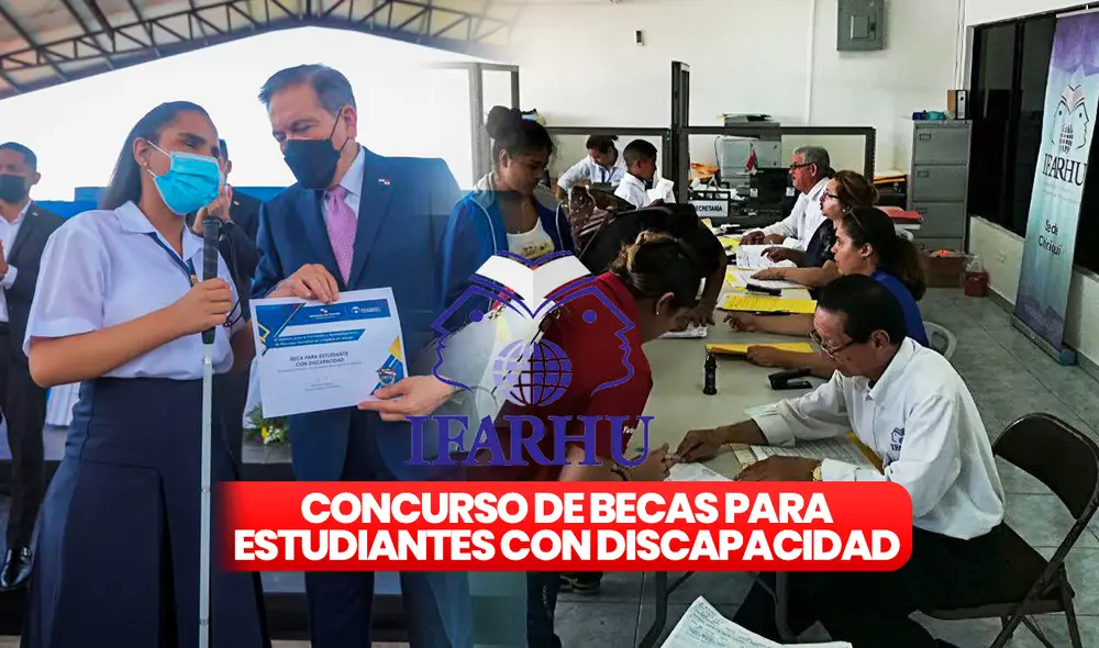 Las Becas Ifarhu 2023 para los estudiantes con discapacidad durarán hasta febrero. Foto: Ifarhu