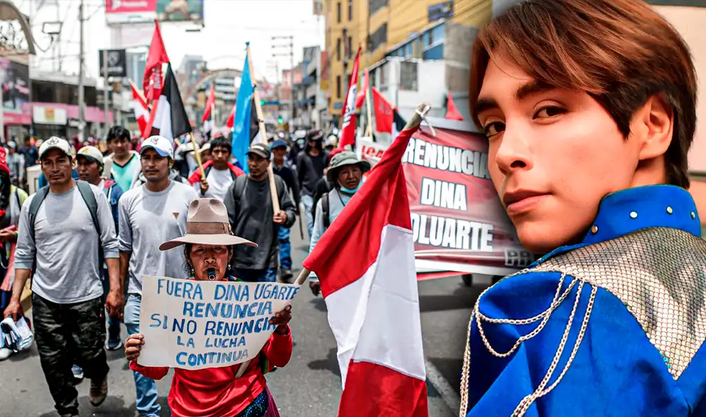 LENIN alzó su voz de protestas por fallecidos en el Perú. Foto: composición Jazmin Ceras-LR/ LENIN-Facebook