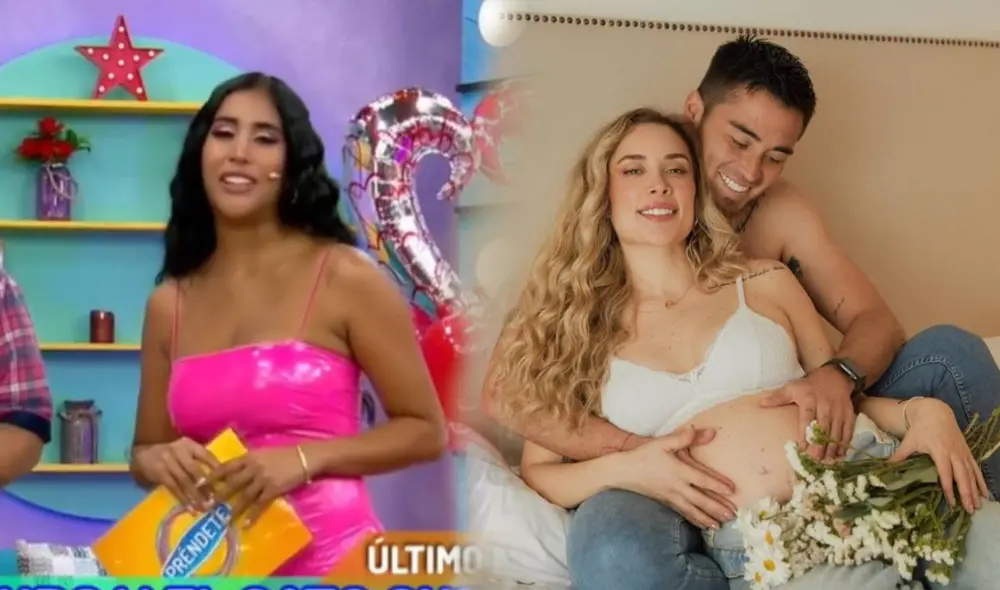 Así reveló Melissa Paredes que Ale Venturo ya había dado a luz. Foto: Composición LR/ Panamericana TV / Instagram Rodrigo Cuba