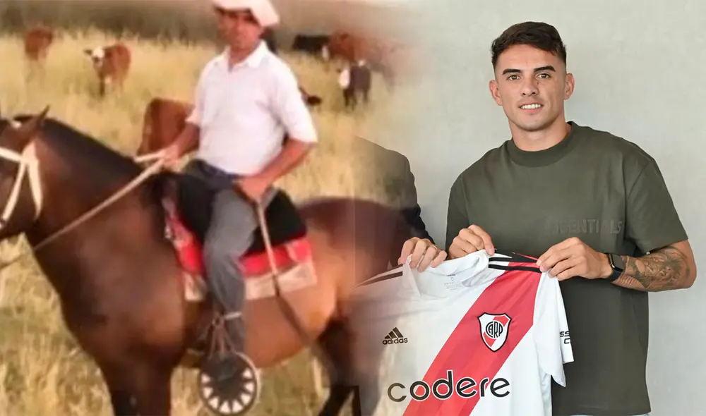 Conoce la historia de niño del jugador argentino y el motivo por el cual no veía televisión. Foto: Composición LR / Clarín / River Plate