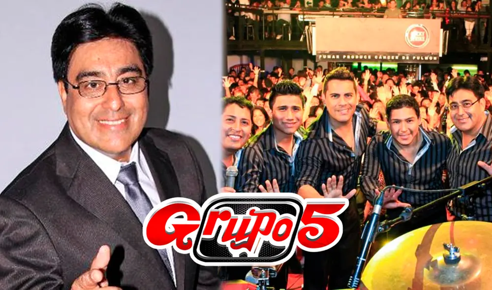 Lucho Paz fue parte del Grupo 5. Foto: composición de Jazmín Ceras/La República/Instagram/Grupo 5/RPP