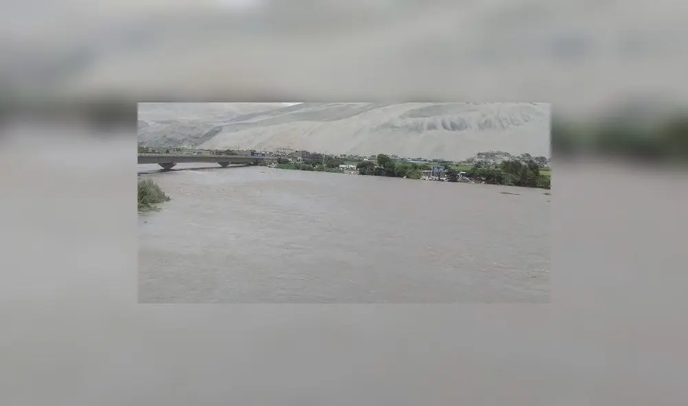 En riesgo. Río Ocoña casi llega a caudal de 600 m3/s. Foto: La República