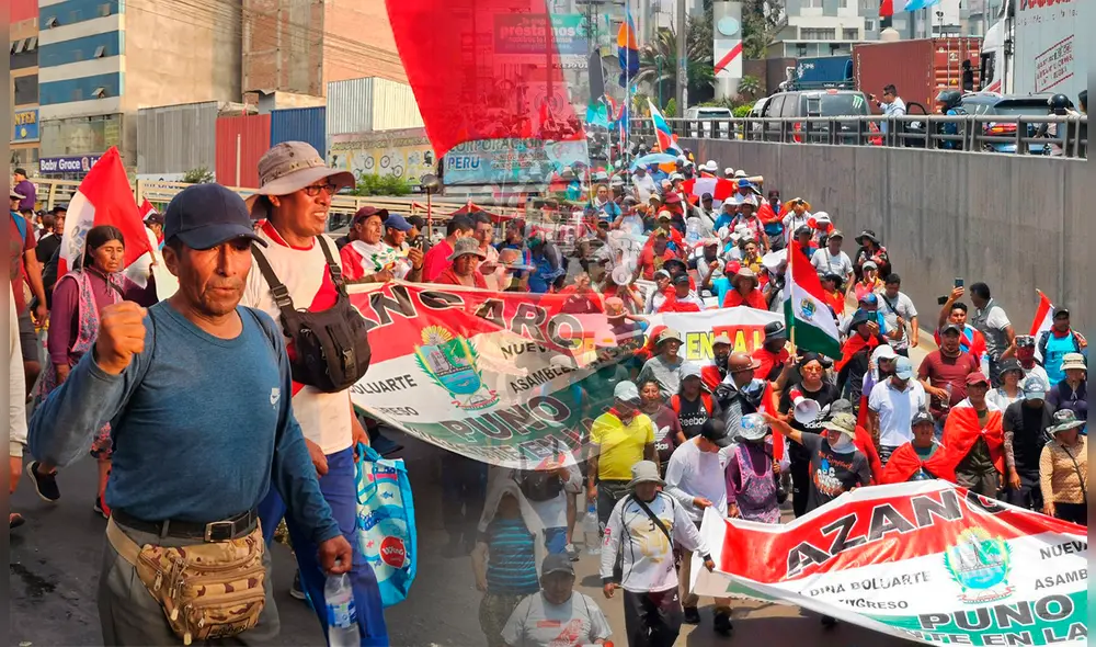 Protestas en Lima. Foto: composición LR / Daysi Portuguez / URPI -LR / María Pía Ponce / URPI - LR Protestas en Lima. Foto: composición LR / Daysi Portuguez / URPI -LR / María Pía Ponce / URPI - LR