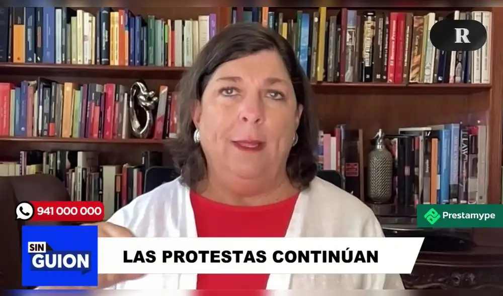 Rosa María Palacios en "Sin guion". Foto: LR+