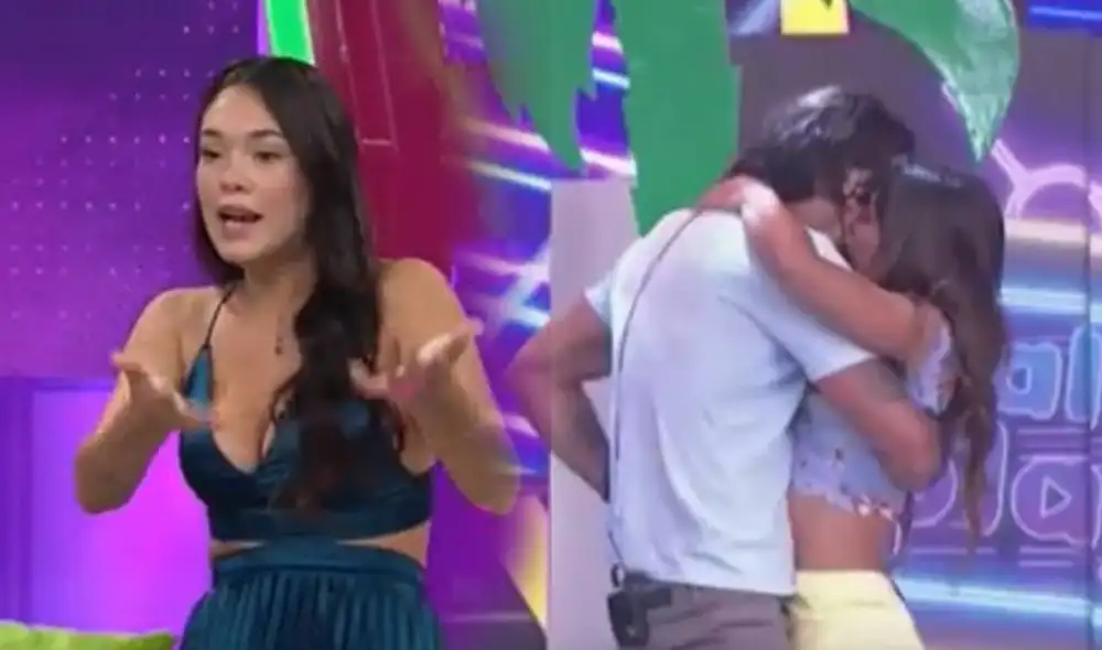 Jazmín Pinedo se refirió al beso que dio Gino Assereto a nueva integrante de "EEG". Foto: Composición LR/ América TV
