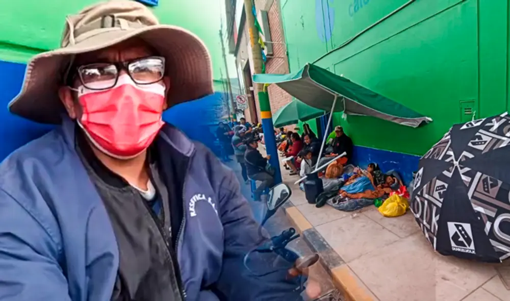 Ciudadanos con discapacidad acampa por un balón de gas desde hace días en Cusco Ciudadanos con discapacidad acampa por un balón de gas desde hace días en Cusco