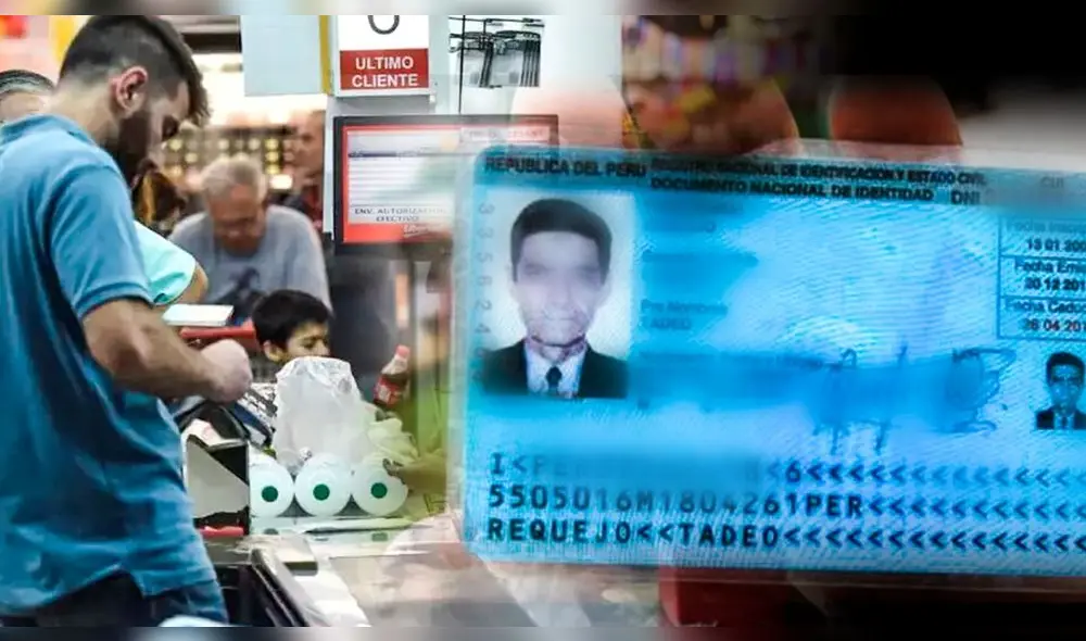 Los supermercados o las tiendas por departamentos del Perú suelen solicitar a sus clientes el número de su documento nacional de identidad (DNI). Foto: composición La República/Andina Los supermercados o las tiendas por departamentos del Perú suelen solicitar a sus clientes el número de su documento nacional de identidad (DNI). Foto: composición La República/Andina