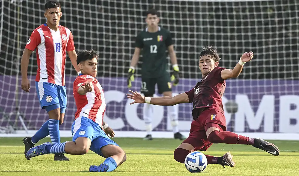Venezuela y Paraguay arrancaron con empate en el hexagonal del Sudamericano Sub-20. Foto: AFP Venezuela y Paraguay arrancaron con empate en el hexagonal del Sudamericano Sub-20. Foto: AFP