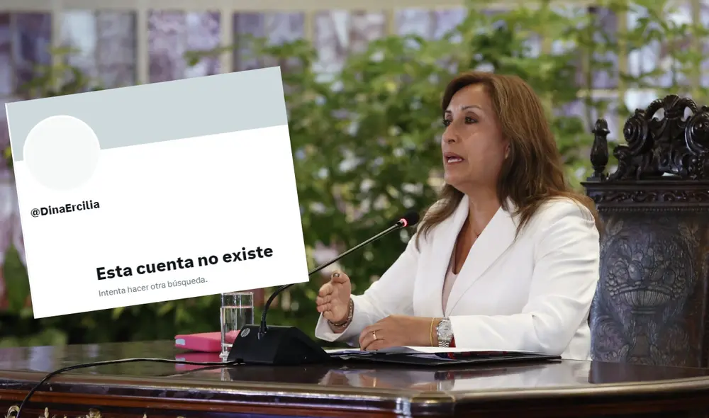 Presidenta habría desactivado su cuenta en Twitter. Foto: composición LR Presidenta habría desactivado su cuenta en Twitter. Foto: composición LR