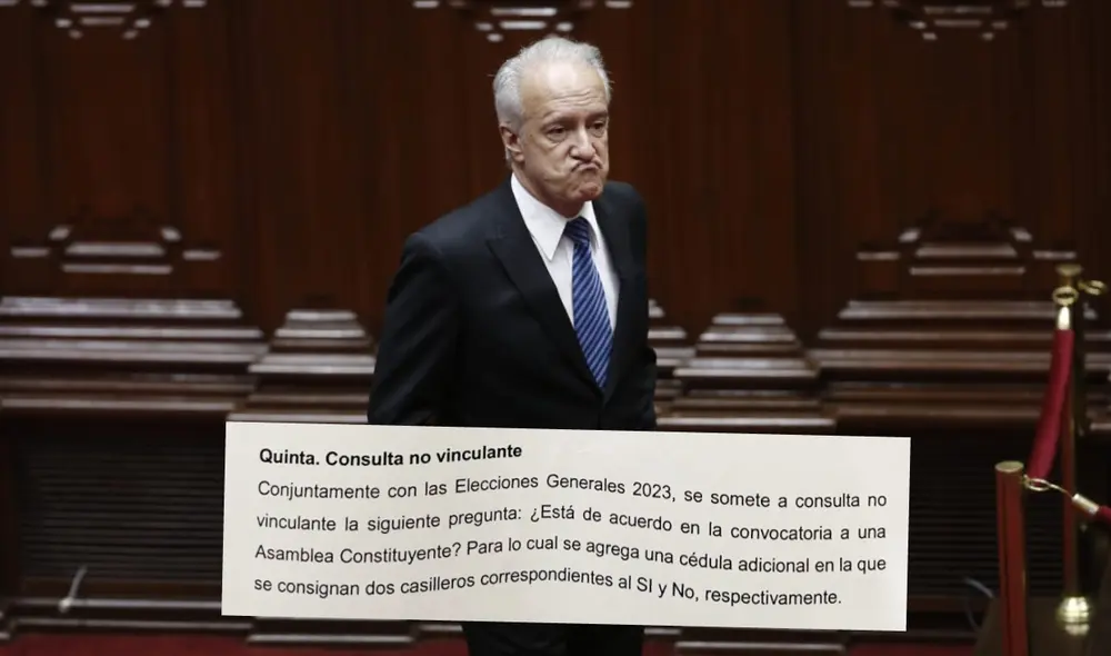 Hernando Guerra busca consenso para aprobar adelanto de elecciones en 2023. Foto: La República Hernando Guerra busca consenso para aprobar adelanto de elecciones en 2023. Foto: La República