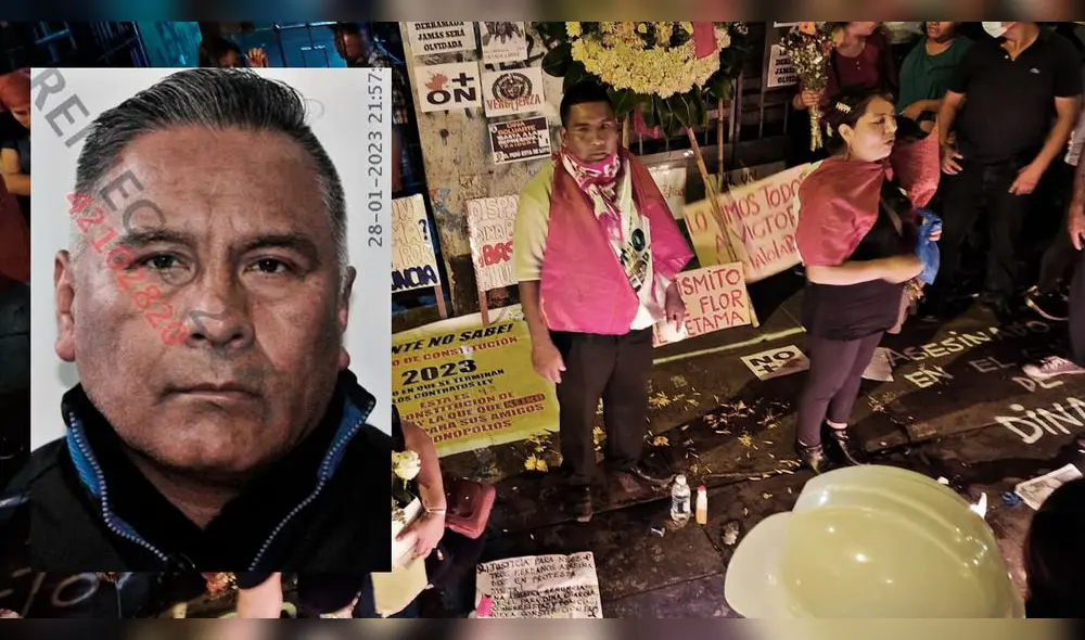 Víctor Santisteban Yacsabilca se convirtió en la primera víctima mortal en Lima durante las marchas contra Dina Boluarte. Foto: composición La República