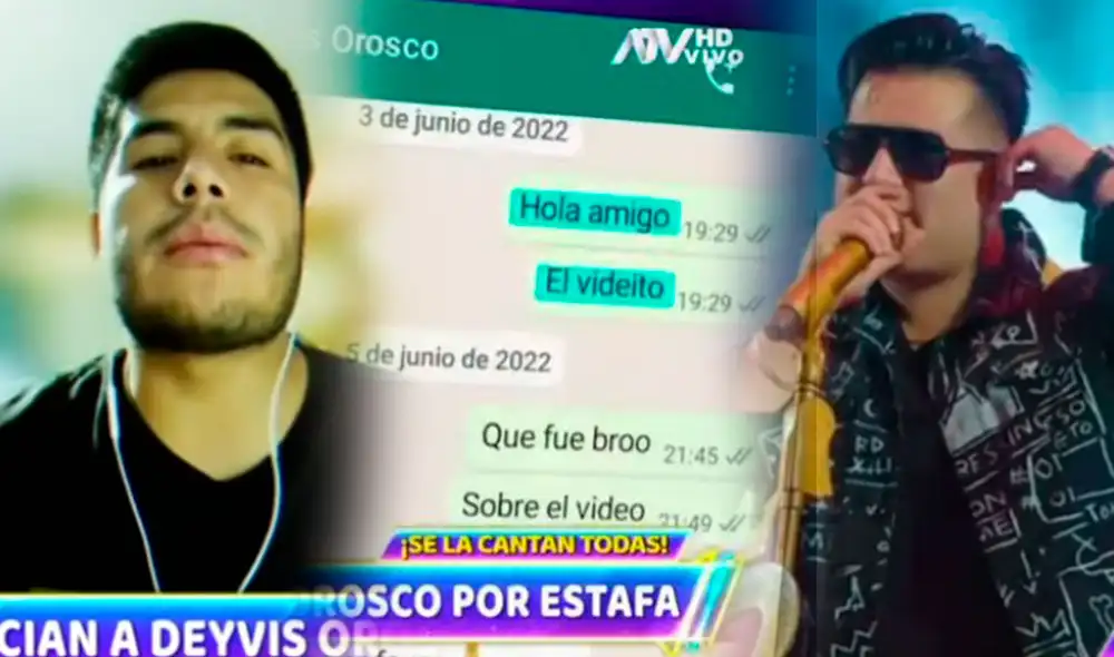 Deyvis Orosco es denunciado por estafa: le piden 130.000 soles por no cumplir con contrato. Foto: composición/LR/captura de ATV Deyvis Orosco es denunciado por estafa: le piden 130.000 soles por no cumplir con contrato. Foto: composición/LR/captura de ATV
