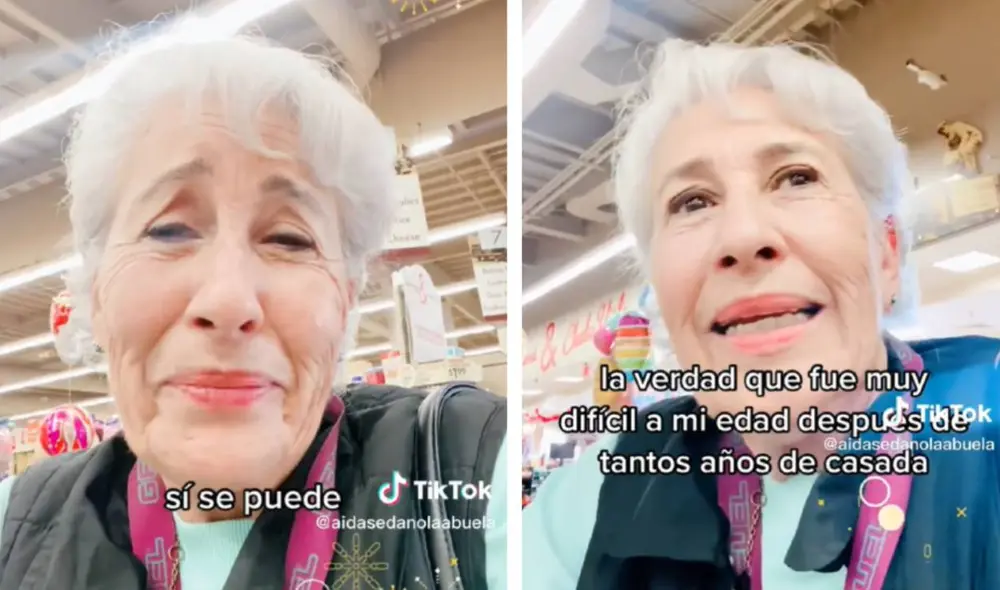 El video ha sumado más de dos millones de reproducciones en TikTok. Foto: composición LR/captura de TikTok/@aidasedanolaabuela El video ha sumado más de dos millones de reproducciones en TikTok. Foto: composición LR/captura de TikTok/@aidasedanolaabuela