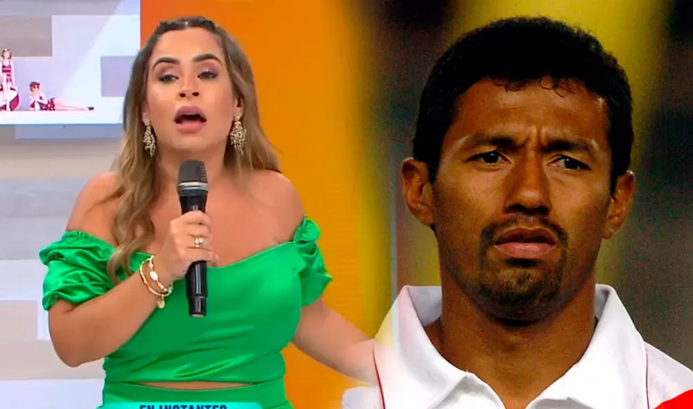 Ethel Pozo le manda 'chiquita' al 'Chorri' Palacios. Foto: captura/América hoy/difusión FPF Ethel Pozo le manda 'chiquita' al 'Chorri' Palacios. Foto: captura/América hoy/difusión FPF