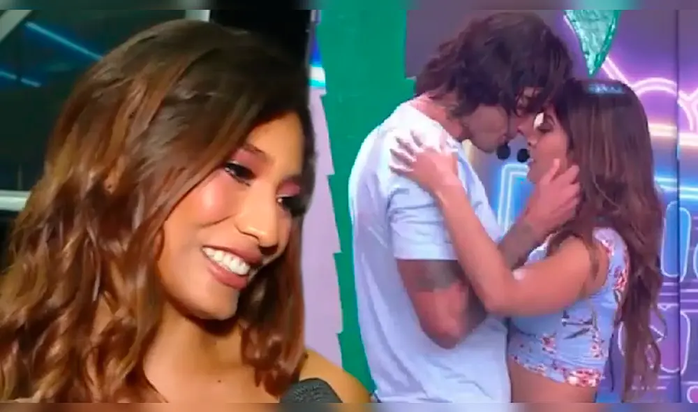 Gino Assereto y Nadia Collantes fueron vinculados tras beso en "EEG". Foto: composición LR/América TV