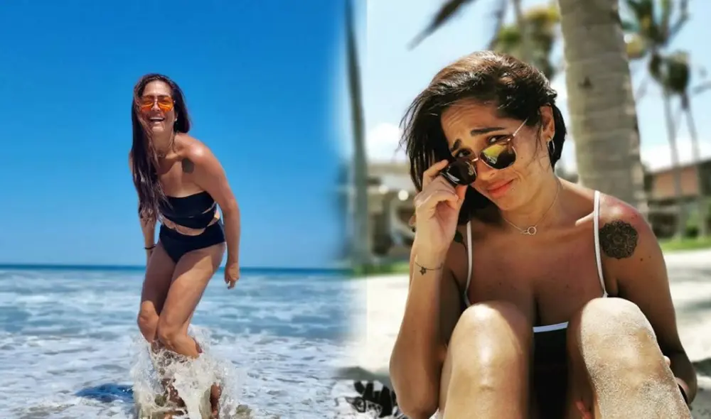 Katia Palma es elogiada por sus seguidores tras subir fotos en bikini. Foto: Captura de pantalla/ Instagram Katia Palma