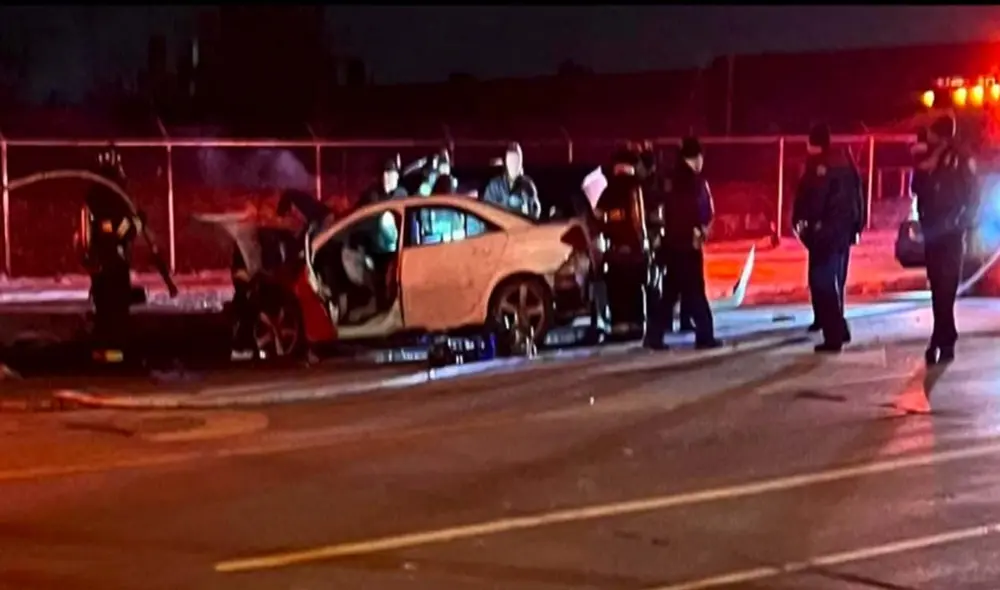 El bebe de 1 año y un mes murió luego de que el vehículo en el que se encontraba fuera robado y chocado. Foto: Wisn El bebe de 1 año y un mes murió luego de que el vehículo en el que se encontraba fuera robado y chocado. Foto: Wisn