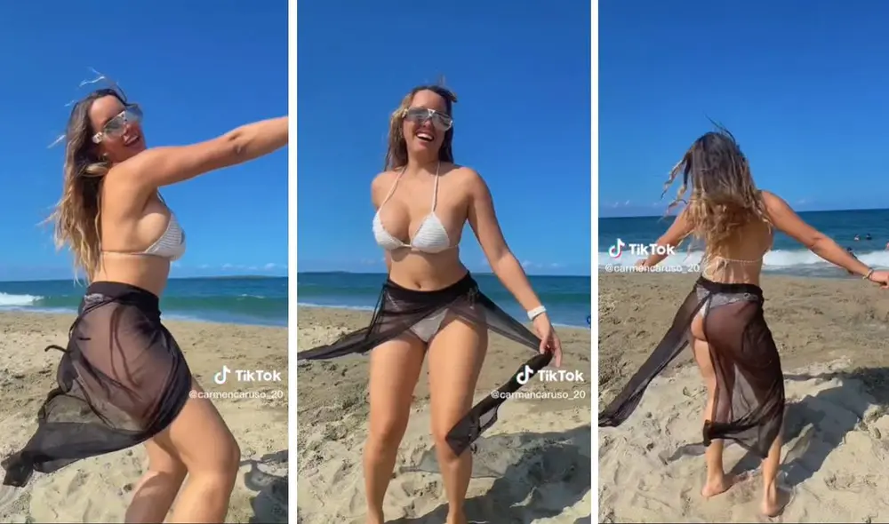 El video se ha viralizado en todas las redes sociales. Foto: composición LR/captura de TikTok/@carmencaruso_20