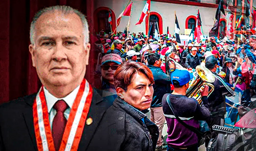 Rector apoyó a manifestantes que piden la renuncia de Boluarte. Foto: composición Gerson Cardoso/ LR