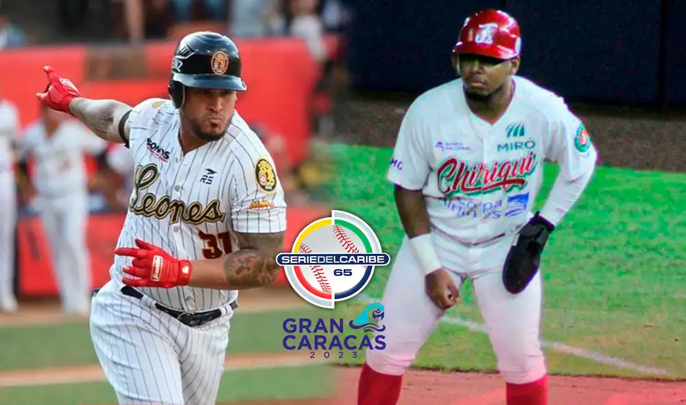 Leones del Caracas enfrentarán al campeón de Panamá en la Serie del Caribe. Foto: composición LR/Leones del Caracas/Federales de Chiriquí/Facebook