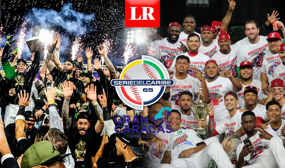 Conoce quiénes serán los rivales de Leones del Caracas en la Serie del Caribe 2023. Foto: Composición LR / Twitter / @leones_cbbc / @federalesdechi