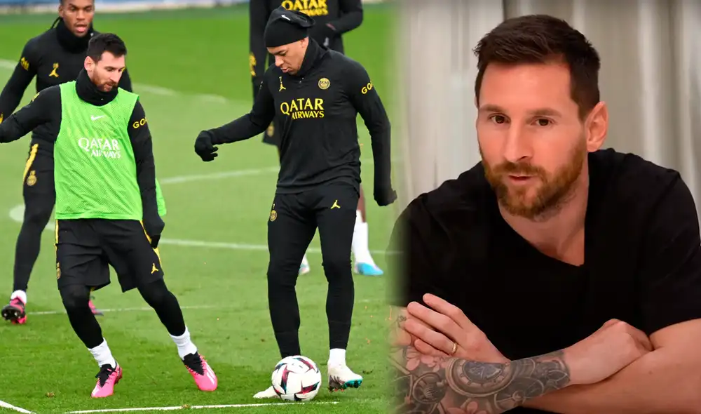 Messi y Mbappé compartan equipo desdel mediados del 2021. Foto: Composición LR/AFP/Olé Messi y Mbappé compartan equipo desdel mediados del 2021. Foto: Composición LR/AFP/Olé