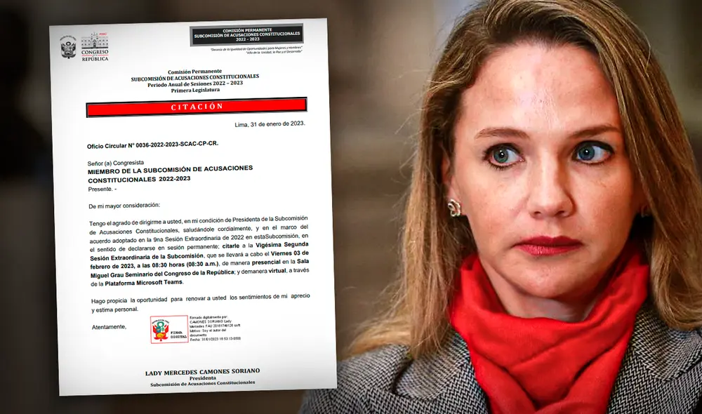 Subcomisión debate este viernes informe final contra Luciana León. Foto: Composición Jazmín Ceras / LR