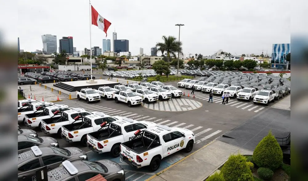 Se cambiaron reglas para el alquiler de 1.000 vehículos para la PNP. Foto: Mininter Se cambiaron reglas para el alquiler de 1.000 vehículos para la PNP. Foto: Mininter