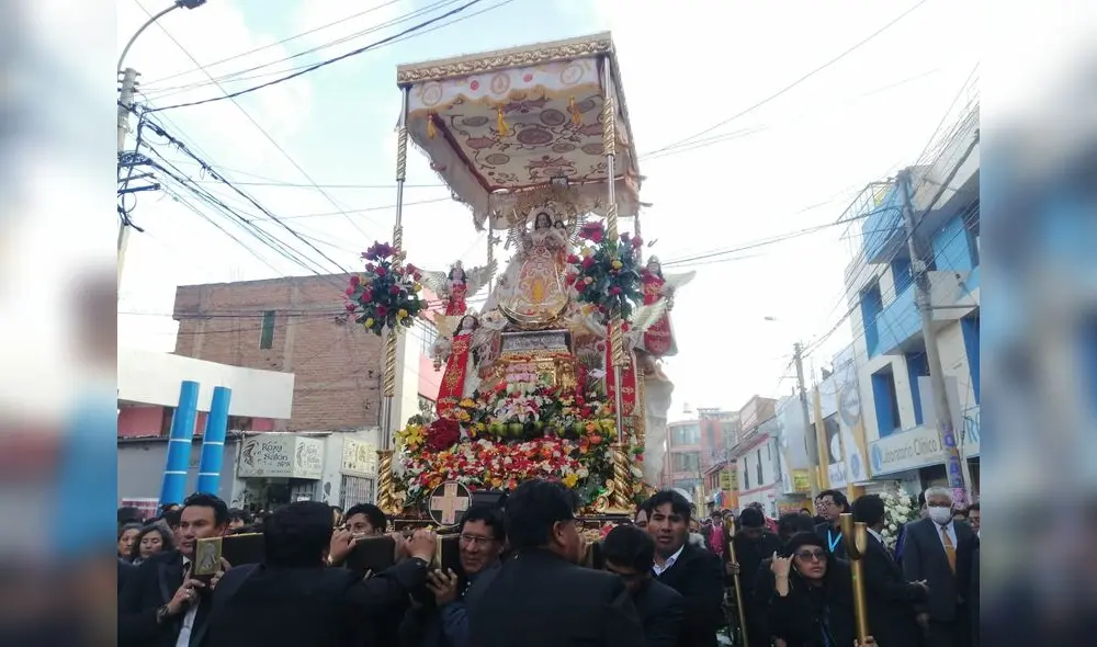 Procesión de la Virgen de la Candelaria. Foto: Kleber Sánchez/URPI-LR Procesión de la Virgen de la Candelaria. Foto: Kleber Sánchez/URPI-LR