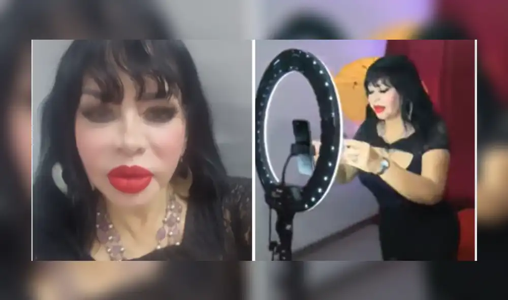 Susy Díaz en TikTok. Foto: Composición GLR Susy Díaz en TikTok. Foto: Composición GLR