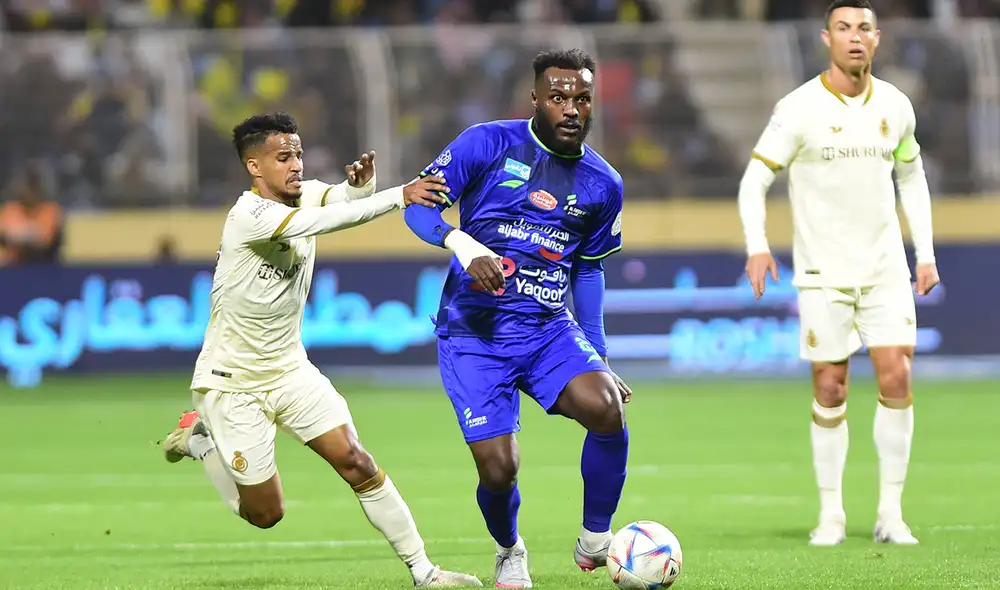 Cristiano Ronaldo jugó como titular en Al-Nassr. Foto: Al-Fateh