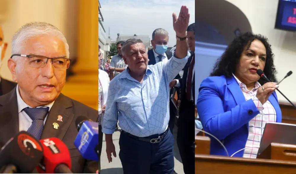 Héctor, César y María Acuña, parte de la familia que manda en Alianza para el Progreso. Foto: composición LR/URPI-GLR/Congreso Héctor, César y María Acuña, parte de la familia que manda en Alianza para el Progreso. Foto: composición LR/URPI-GLR/Congreso