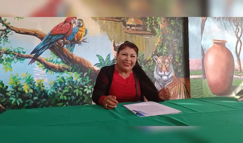 Isaura de los Andes habla sobre donaciones. Foto: Liz Ferrer/URPI-LR