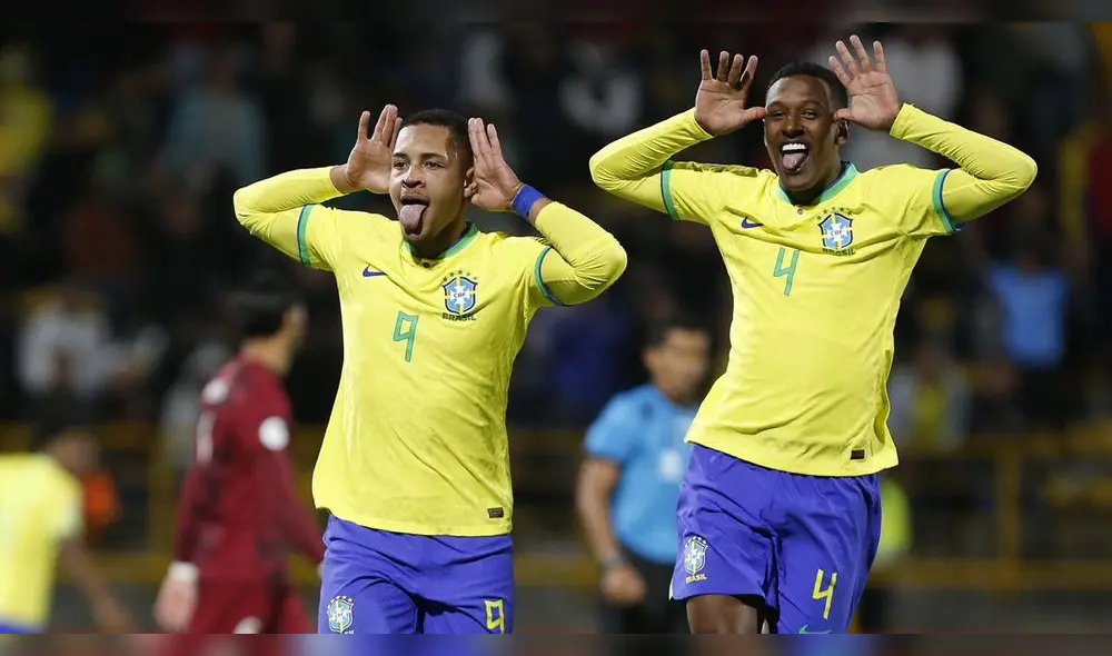Brasil es uno de los invictos del Sudamericano sub-20. Foto: Conmebol Brasil es uno de los invictos del Sudamericano sub-20. Foto: Conmebol